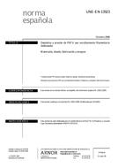 Standard UNE-EN 13923:2006 31.10.2006 preview