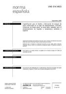 Standard UNE-EN 14015:2005 7.9.2005 preview