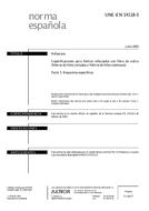 Standard UNE-EN 14118-3:2003 11.7.2003 preview