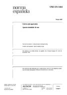 UNE-EN 1414:1997