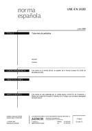 Standard UNE-EN 14183:2004 23.7.2004 preview