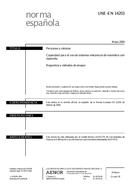Standard UNE-EN 14203:2004 14.5.2004 preview