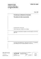 Standard UNE-EN 1424:1998 12.5.1998 preview