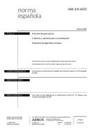 Standard UNE-EN 14372:2005 9.3.2005 preview