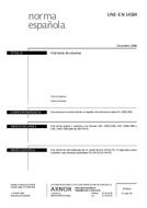 Standard UNE-EN 14384:2006 20.12.2006 preview