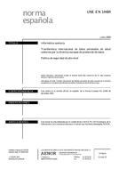 Standard UNE-EN 14484:2004 16.7.2004 preview