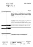 Standard UNE-EN 14561:2007 18.4.2007 preview