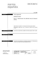 Standard UNE-EN 14617-11:2006 19.7.2006 preview