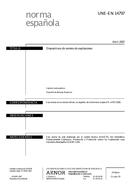 Standard UNE-EN 14797:2007 25.4.2007 preview