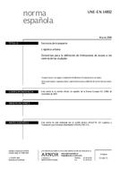 Standard UNE-EN 14892:2006 22.3.2006 preview