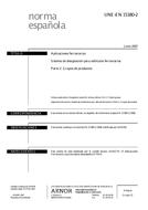 Standard UNE-EN 15380-2:2007 13.6.2007 preview