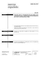 Standard UNE-EN 1717:2001 18.7.2001 preview