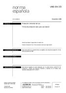WITHDRAWN UNE-EN 172:1995 16.11.1995 preview