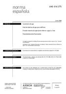 Standard UNE-EN 1775:2008 25.6.2008 preview