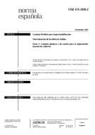 Standard UNE-EN 1850-2:2001 30.11.2001 preview