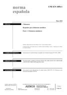 Standard UNE-EN 1856-1:2010 26.5.2010 preview