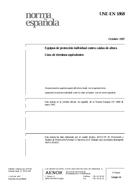 Standard UNE-EN 1868:1997 8.10.1997 preview