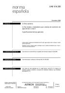 WITHDRAWN UNE-EN 200:2008 3.12.2008 preview