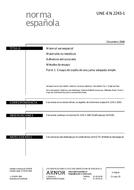 Standard UNE-EN 2243-1:2006 5.12.2006 preview