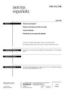 Standard UNE-EN 2746:1999 19.4.1999 preview