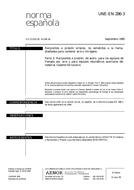 Standard UNE-EN 286-3:1995 24.9.1995 preview