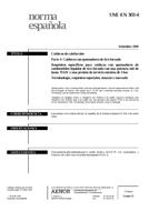 Standard UNE-EN 303-4:1999 27.9.1999 preview