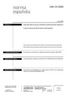 Preview UNE-EN 50050:2007 18.7.2007