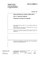 Standard UNE-EN 50090-3-1:1997 26.11.1997 preview