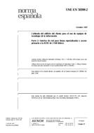 Standard UNE-EN 50098-2:1997 30.10.1997 preview