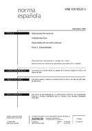 Standard UNE-EN 50123-1:2004 24.9.2004 preview
