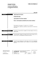 Standard UNE-EN 50123-2:2004 23.7.2004 preview
