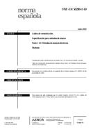 Standard UNE-EN 50289-1-10:2002 28.6.2002 preview