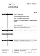 Preview UNE-EN 50289-1-11:2002 29.7.2002
