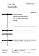 Standard UNE-EN 50289-1-5:2001 31.12.2001 preview