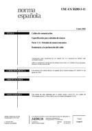 Standard UNE-EN 50289-3-11:2002 31.1.2002 preview