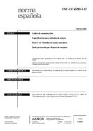 Standard UNE-EN 50289-3-12:2002 22.2.2002 preview