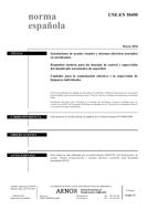 Standard UNE-EN 50490:2010 17.3.2010 preview