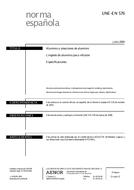 Standard UNE-EN 576:2004 30.7.2004 preview
