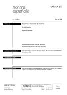Standard UNE-EN 577:1996 20.3.1996 preview