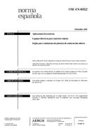 Standard UNE-EN 60322:2001 21.12.2001 preview