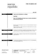 Standard UNE-EN 60335-2-49:2003 11.7.2003 preview