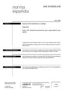 Standard UNE-EN 60335-2-85:2005 13.4.2005 preview