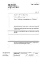 Standard UNE-EN 604-1:1997 24.7.1997 preview