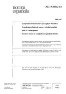 Standard UNE-EN 60512-1-3:1999 28.6.1999 preview