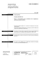 Standard UNE-EN 60645-5:2006 12.4.2006 preview