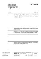Preview UNE-EN 60688:1996 15.7.1996