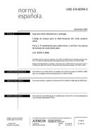 Preview UNE-EN 60704-3:2007 21.11.2007