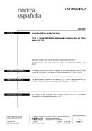 Standard UNE-EN 60825-2:2005 13.7.2005 preview