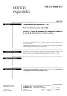 Standard UNE-EN 61000-4-17:2001 18.4.2001 preview