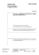 Standard UNE-EN 61116:1997 24.3.1997 preview